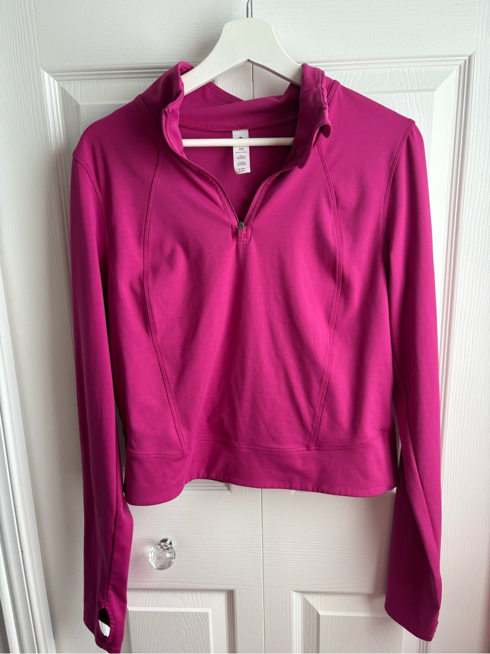 Yogalicious Fuchsia Quarter-Zip Active Pullover